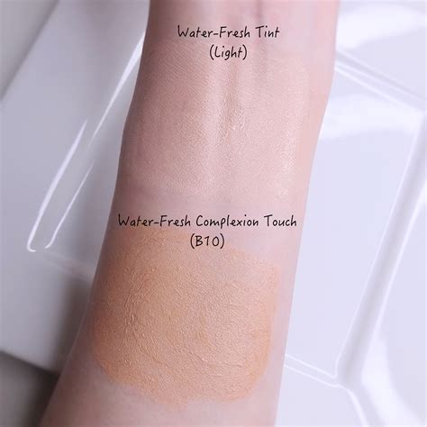 chanel water fresh tint vs complexion touch|chanel's foundation review.